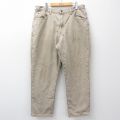 エルエルビーン 00s ジーンズ 内側フリース ベージュ W38 | 古着