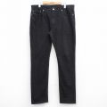 W36★古着 リーバイス Levis 511 ジーンズ メンズ ヒゲ コットン 黒 デニム 26mar19