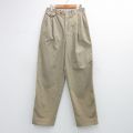 W30★古着 パンツ メンズ 80年代 80s コットン USA製 ベージュ 26mar21