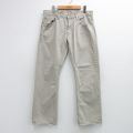 W34★古着 リーバイス Levis 514 パンツ メンズ コットン ベージュ 26mar21