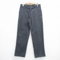 W32★古着 ディッキーズ ワーク パンツ メンズ 874 濃グレー 26mar21