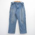 W34★古着 ディッキーズ ペインター パンツ メンズ 紺 デニム【spe】 26mar21