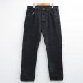 W38★古着 ラスラー ジーンズ メンズ 90年代 90s コットン USA製 黒 デニム【spe】 26mar23