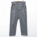 W34★古着 ラングラー ジーンズ メンズ 90年代 90s USA製 黒 デニム【spe】 26mar27