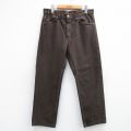 W32★古着 リーバイス Levis ジーンズ メンズ 00年代 00s 茶 デニム【spe】 26mar27
