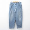 W34★古着 リーバイス Levis 560 ジーンズ メンズ ヒゲ テーパード コットン 紺 デニム 26mar27