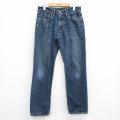W32★古着 リーバイス Levis 514 ジーンズ メンズ ヒゲ 紺 デニム 26mar30
