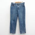 W35★古着 リー Lee ジーンズ メンズ 90年代 90s ケミカルウォッシュ コットン USA製 紺 デニム 26apr06