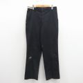 W34★古着 ワーク パンツ メンズ 90年代 90s USA製 黒 26apr06