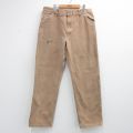W38★古着 カーハート ペインター パンツ メンズ 90年代 90s ダック地 コットン USA製 濃ベージュ【spe】 26apr08