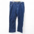 W38★古着 ジーンズ メンズ 80年代 80s SADDLE KING コットン USA製 タロン 濃紺 デニム【spe】 26apr10
