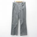 W32★古着 リーバイス Levis パンツ メンズ 80年代 80s ピケ スタプレ フレア ブーツカット タロン グレー【spe】 26apr10