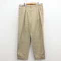 W36★古着 ノーティカ ブランド パンツ メンズ 90年代 90s コットン ベージュ【spe】 26apr13