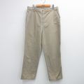 W35★古着 HAGGAR パンツ メンズ 90年代 90s コットン USA製 ベージュ 26apr13
