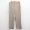 W34★古着 リーバイス Levis アクション スラックス パンツ メンズ 80年代 80s デッドストック USA製 タロン ベージュ【spe】 26apr13