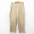 W36★古着 エルエルビーン パンツ メンズ 00年代 00s コットン ベージュ 26apr23