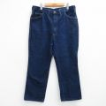 W37★古着 ジーンズ メンズ 80年代 80s コットン 濃紺 デニム【spe】 26may08
