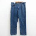 W36★古着 ジーンズ メンズ コットン 紺 デニム 26may11