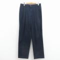 W31★古着 ドッカーズ チノ パンツ チノパン メンズ 90年代 90s コットン ネイビー 26may18