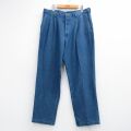 HAGGAR ジーンズ ネイビー 実寸W36 | 古着