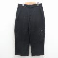 ディッキーズ ワークパンツ ダブルニー ブラック 実寸W36 | 古着