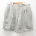 W38★古着 ショート パンツ ショーツ メンズ 00年代 00s グレー 24jun25 中古 ボトムス 短パン ショーパン ハーフ