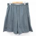 ラッセル ショートパンツ ワンポイントロゴ グレー W33 | 古着