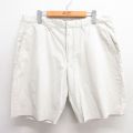 W36★古着 ジェイクルー J.CREW ショート パンツ ショーツ メンズ コットン 薄ベージュ カーキ 25apr28 中古 ボトムス 短パン ショーパン ハーフ
