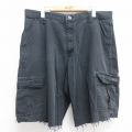 Wrangler ショートカーゴパンツ ブラック W36 | 古着