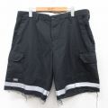 W37 ショートカーゴパンツ リフレクター ブラック | 古着