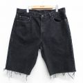 FADED GLORY ショートパンツ デニム ブラック W36 | 古着