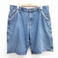 FADED GLORY ショートペインターパンツ ヒゲ ネイビー W38 | 古着