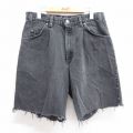 リーバイス580 90s ショートパンツ ブラック W33 | 古着