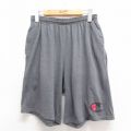 チャンピオン ショートパンツ ワンポイントロゴ グレー W31 | 古着