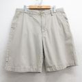 W36★古着 ノーティカ NAUTICA ブランド ショート チノ パンツ ショーツ チノパン メンズ コットン ベージュ カーキ 25jul17 中古 ボトムス 短パン ショーパン