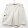 W35★古着 コロンビア COLUMBIA ショート ナイロン パンツ ショーツ メンズ PFG ベージュ カーキ 25jul18 中古 ボトムス 短パン ショーパン