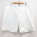 W37★古着 ジェイクルー J.CREW ショート パンツ ショーツ メンズ 白 ホワイト 25jul22 中古 ボトムス 短パン ショーパン ハーフ