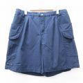 W36★古着 コロンビア COLUMBIA ショート カーゴ パンツ ショーツ メンズ 00年代 00s コットン 紺 ネイビー 25jul29 中古 ボトムス 短パン ショーパン
