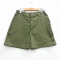 W31★古着 ショート ボーイスカウト パンツ ショーツ メンズ 緑系 26mar26