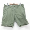 W32★古着 ラルフローレン デニムアンドサプライ ショート ブランド パンツ ショーツ メンズ コットン 緑【spe】 26mar30
