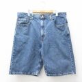 W35★古着 リーバイス Levis 505 ショート パンツ ショーツ メンズ コットン 紺 デニム 26apr14