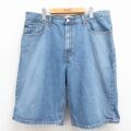 W39★古着 リーバイス Levis 569 ショート パンツ ショーツ メンズ 大きいサイズ コットン 紺 デニム 26apr16