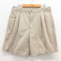 ランズエンド 00s ショートパンツ ベージュ W32 | 古着