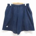 ラッセル 00s ショートパンツ ワンポイントロゴ ネイビー W33 | 古着