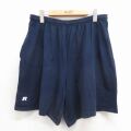 ラッセル ショートパンツ ワンポイントロゴ ネイビー W33 | 古着