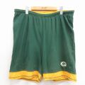 NFL グリーンベイパッカーズ 90s ショートパンツ 緑 W37 | 古着