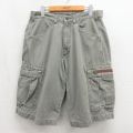 ラルフローレン W33 ハーフカーゴパンツ グレー | 古着