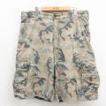 リーバイス W36 ショートカーゴパンツ 迷彩 ベージュ | 古着