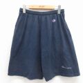 チャンピオン ショートパンツ ワンポイントロゴ ネイビー W34 | 古着