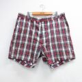 90s ショートパンツ チェック レッド W37 | 古着
